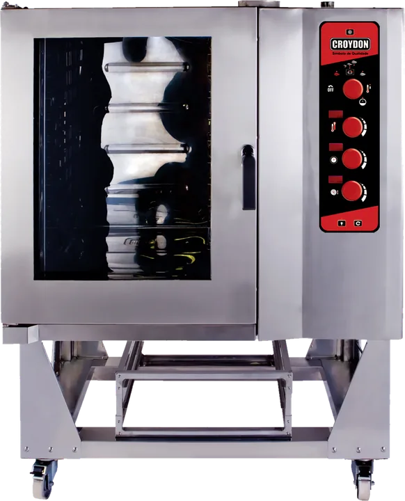 Forno Combinado Croydon H102 — 20 GN's 1/1, a gás, com base suporte